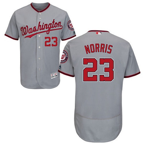 Derek Norris Washington Nationals gray jersey