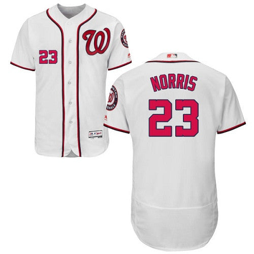 Derek Norris Washington Nationals white jersey