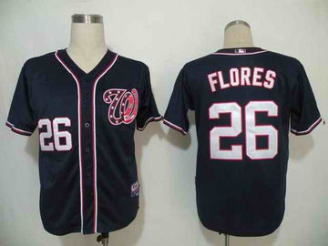Flores Washington Nationals blue jersey