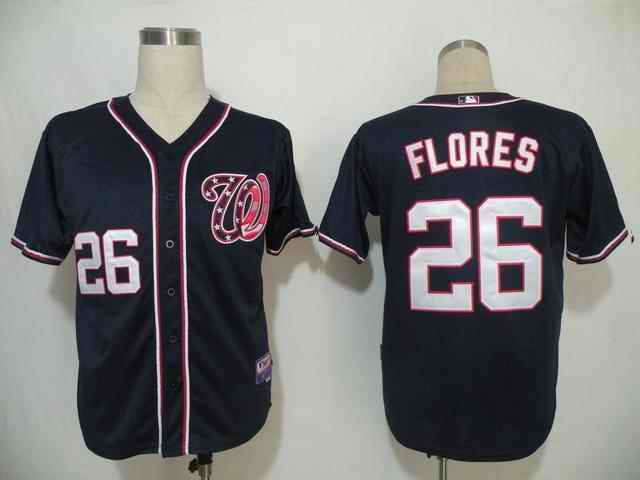 Flores Washington Nationals blue jersey
