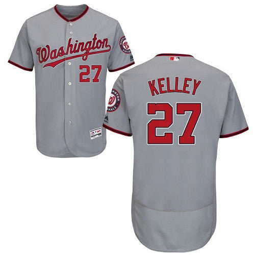 Shawn Kelley Washington Nationals gray jersey
