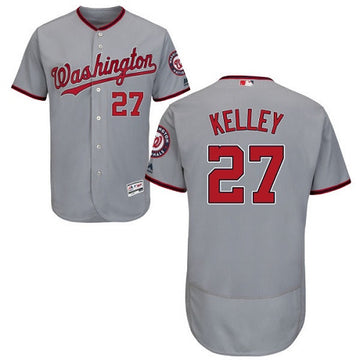 Shawn Kelley Washington Nationals gray jersey