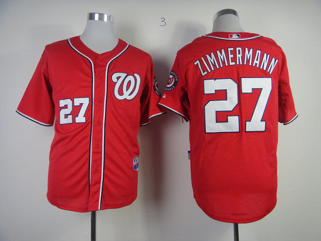 Zimmermann Washington Nationals red jersey