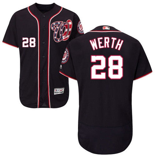 Jayson Werth Washington Nationals navy jersey