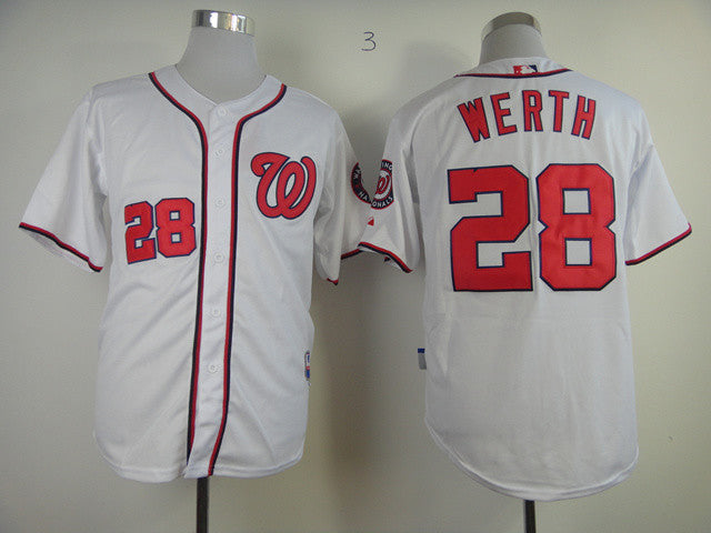 Jayson Werth Washington Nationals white jersey