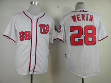 Jayson Werth Washington Nationals white jersey