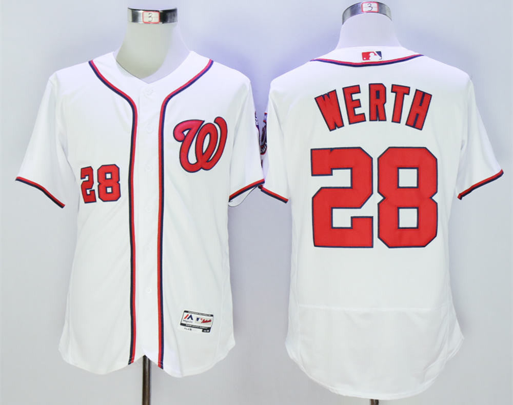 Jayson Werth Washington Nationals white jersey