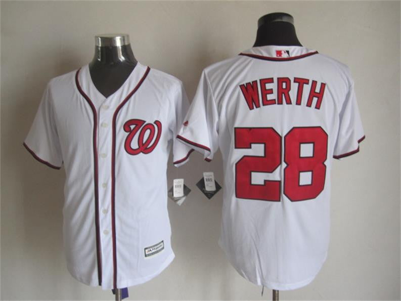 Jayson Werth Washington Nationals white jersey