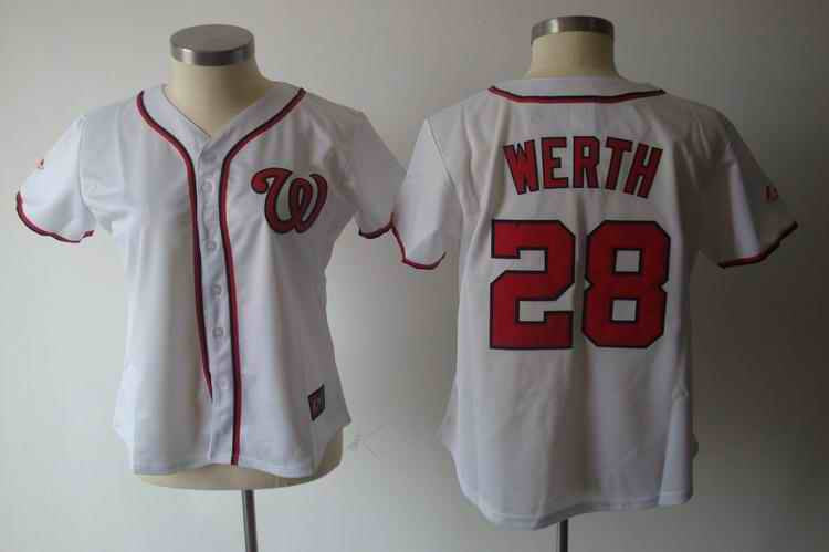 Werth Washington Nationals white jersey