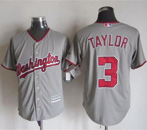Michael Taylor Washington Nationals grey jersey