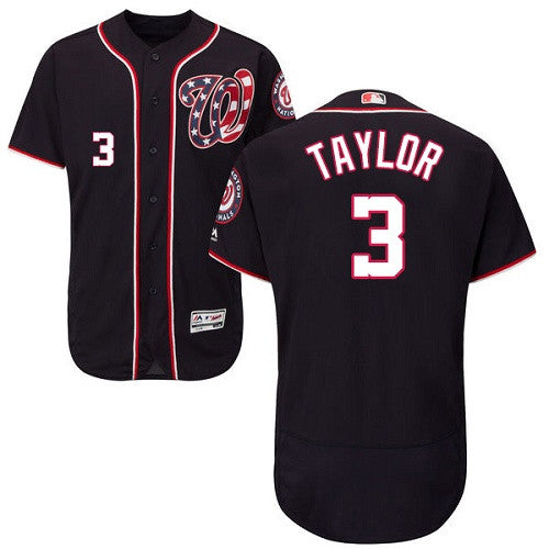 Michael Taylor Washington Nationals navy jersey