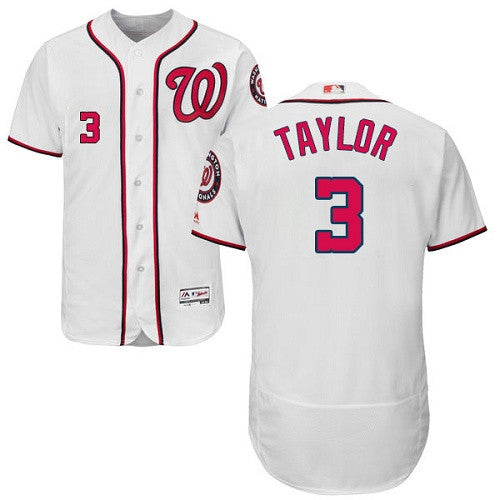 Michael Taylor Washington Nationals white jersey