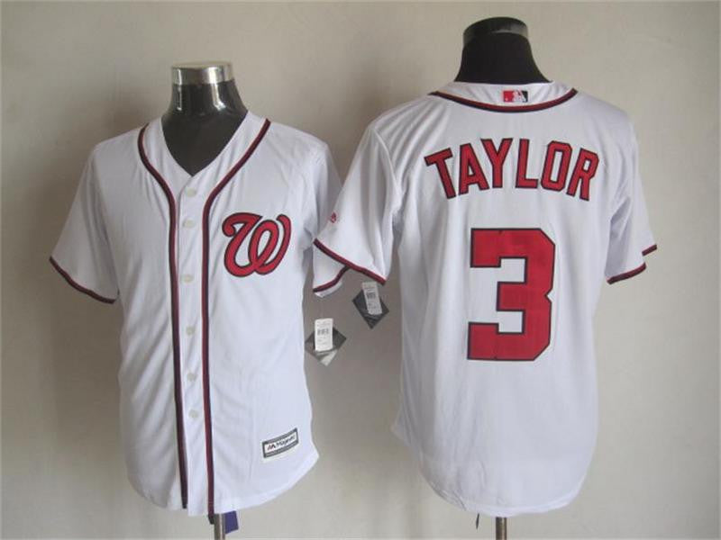 Michael Taylor Washington Nationals white jersey