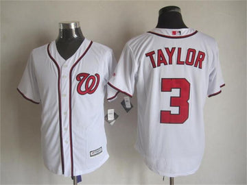 Michael Taylor Washington Nationals white jersey