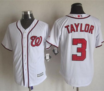 Michael Taylor Washington Nationals white jersey