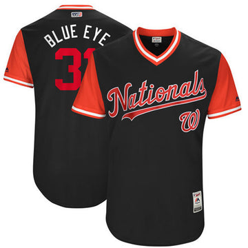 Max Scherzer Washington Nationals blue jersey
