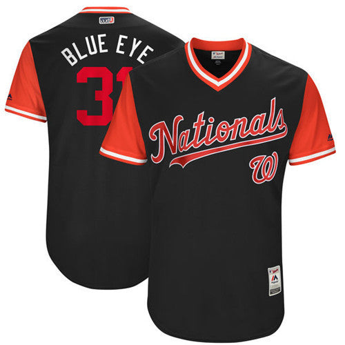 Max Scherzer Washington Nationals blue jersey
