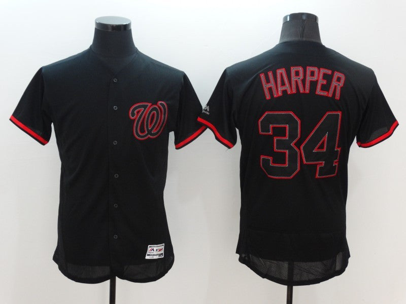 Bryce Harper Washington Nationals black jersey
