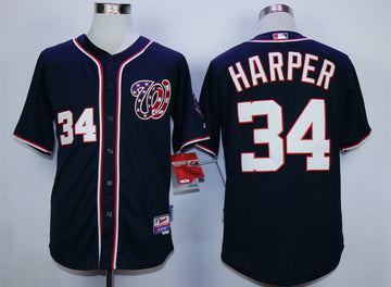 Bryce Harper Washington Nationals blue jersey