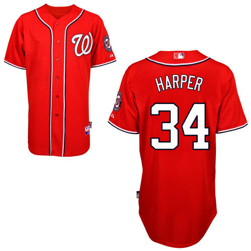 Bryce Harper Washington Nationals red jersey