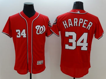 Bryce Harper Washington Nationals red jersey