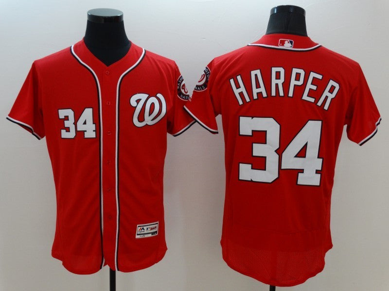 Bryce Harper Washington Nationals red jersey