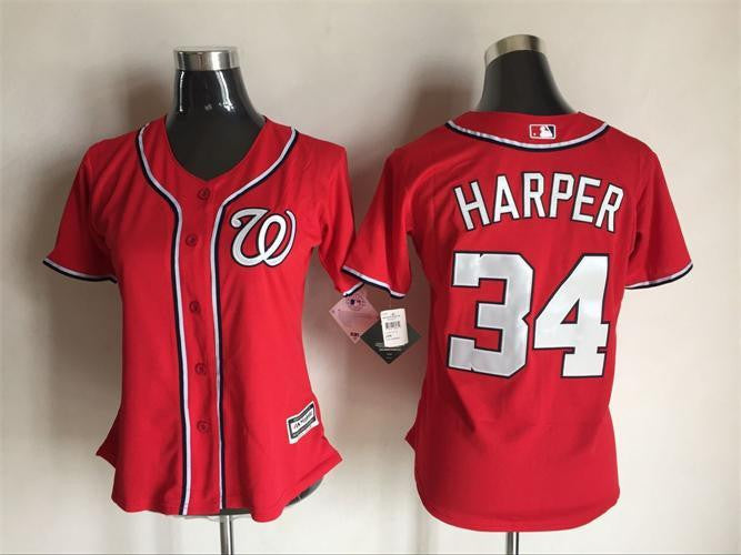 Bryce Harper Washington Nationals red jersey