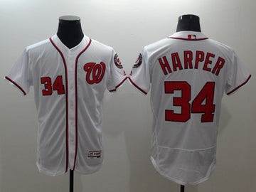 Bryce Harper Washington Nationals white jersey