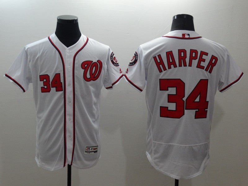 Bryce Harper Washington Nationals white jersey