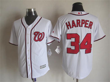 Bryce Harper Washington Nationals white jersey