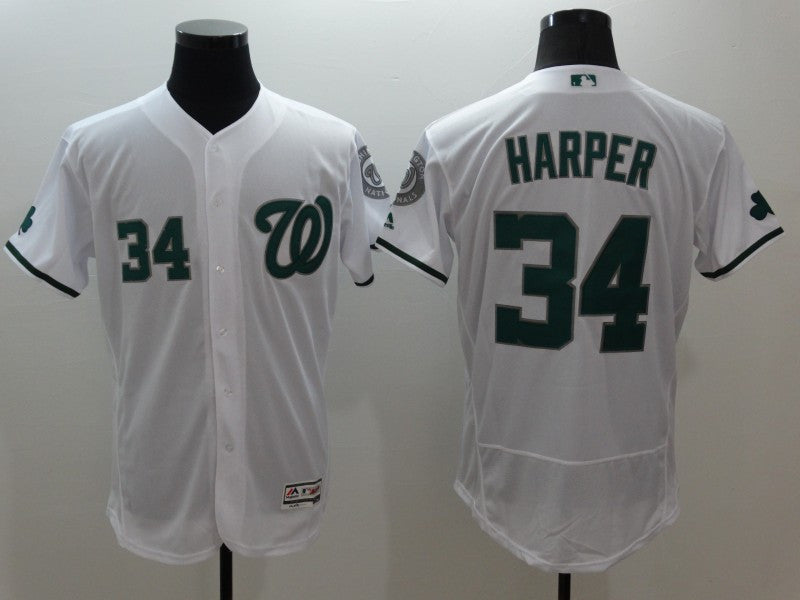 Bryce Harper Washington Nationals white jersey
