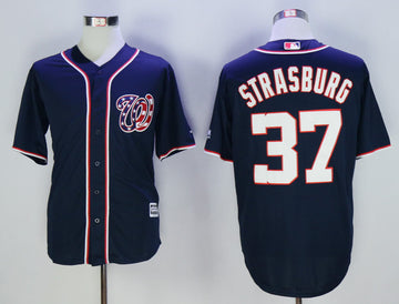 Stephen Strasburg Washington Nationals navy jersey