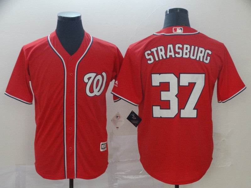 Stephen Strasburg Washington Nationals red jersey