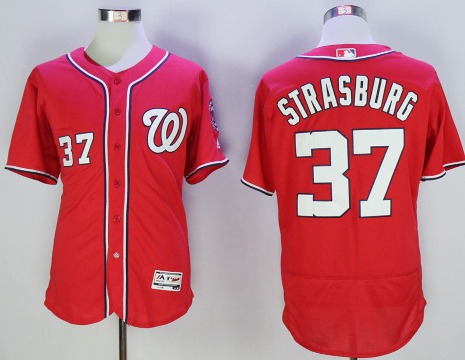 Stephen Strasburg Washington Nationals red jersey