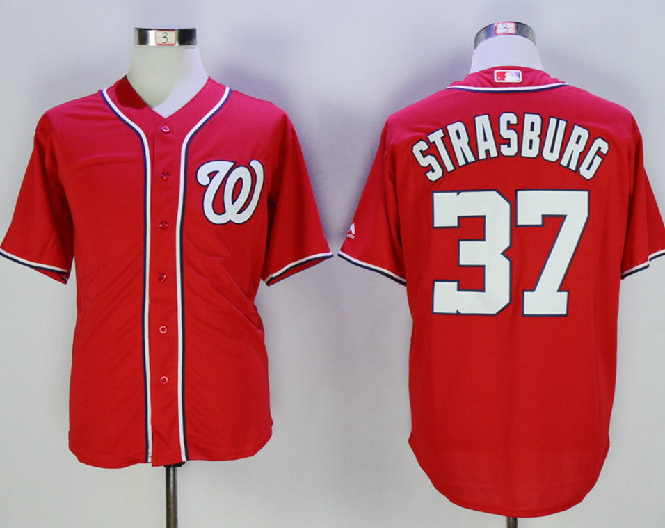 Stephen Strasburg Washington Nationals red jersey