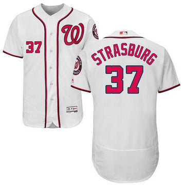 Stephen Strasburg Washington Nationals white jersey