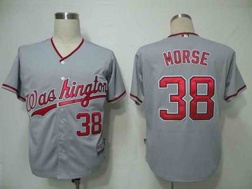 Morse Washington Nationals grey jersey