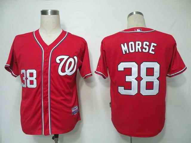 Morse Washington Nationals red jersey