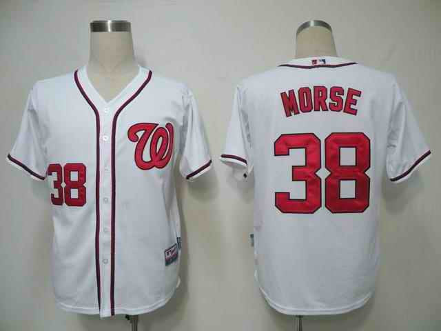 Morse Washington Nationals white jersey