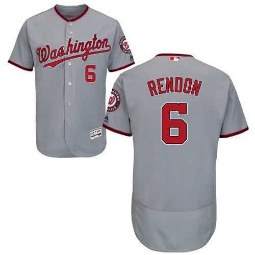 Anthony Rendon Washington Nationals gray jersey