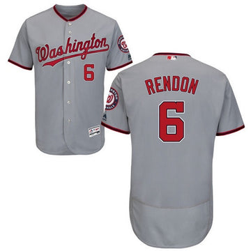 Anthony Rendon Washington Nationals gray jersey
