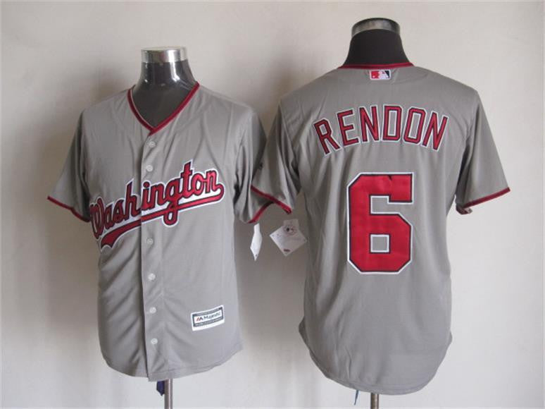 Anthony Rendon Washington Nationals grey jersey