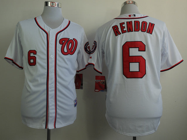 Rendon Washington Nationals white jersey