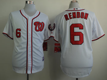 Rendon Washington Nationals white jersey