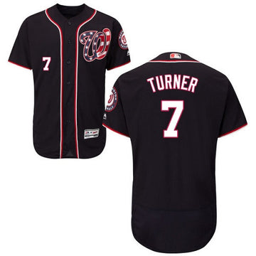 Trea Turner Washington Nationals navy jersey