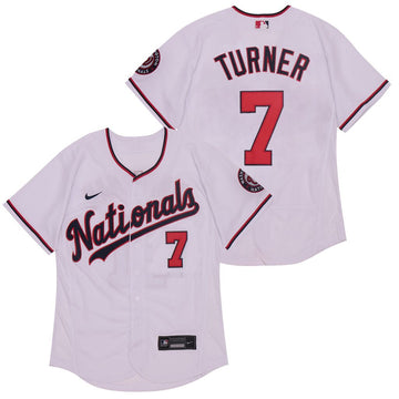 Trea Turner Washington Nationals white jersey