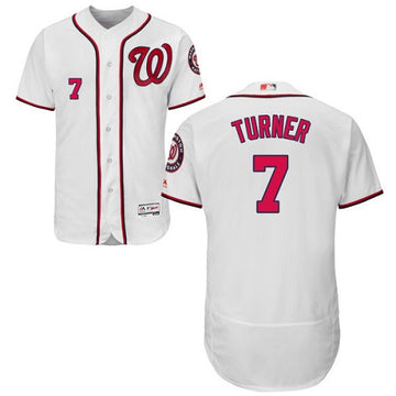 Trea Turner Washington Nationals white jersey