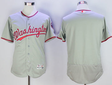 Custom Washington Nationals grey jersey