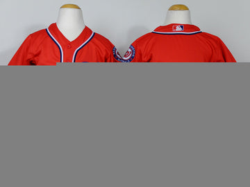 Custom Washington Nationals red jersey