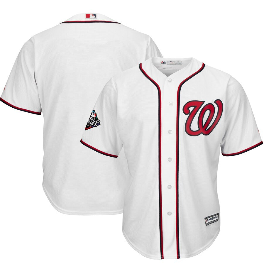 Custom Washington Nationals white jersey